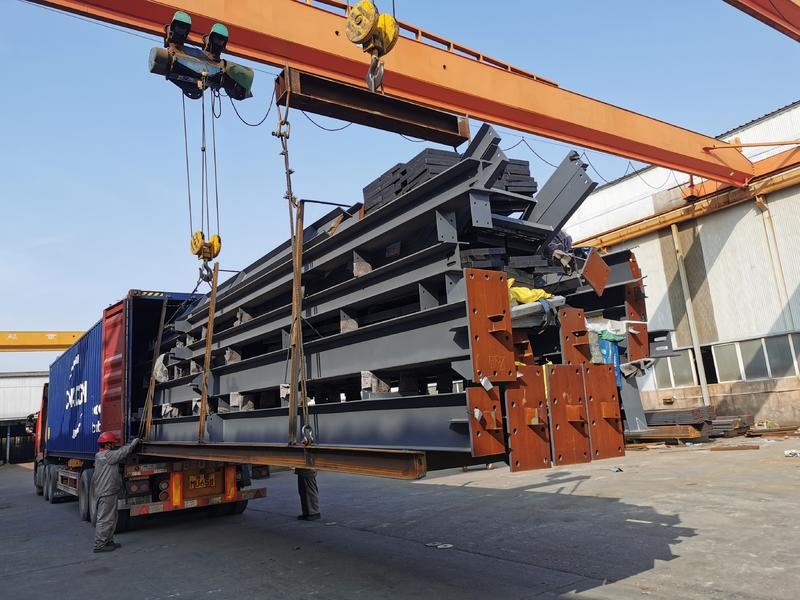 LOADING AND DELIVERY--Congo steel structure diesel oil processing workshop